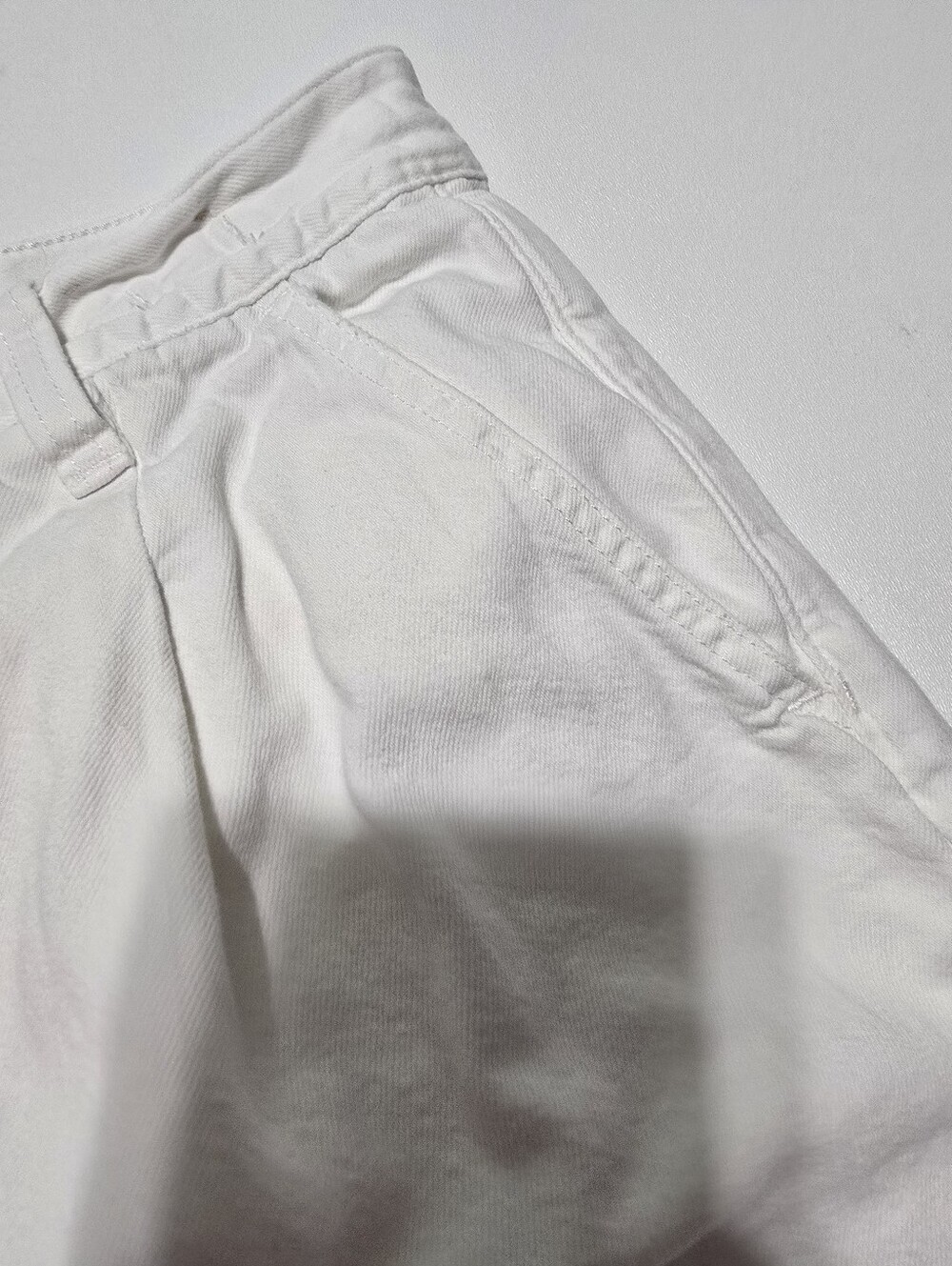 Madewell White Harlow Jean Cotton Size 30 - Picture 9 of 15